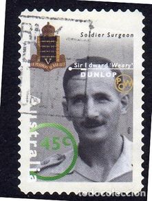 Sellos: Australia. Sir Edward ”Weary” Dunlop. 1995. YT-1434. Usado